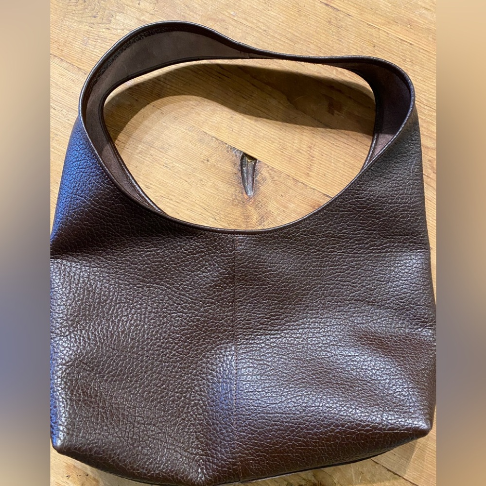 New/never used Bohème Goods brown leather bag. Sold out on website.